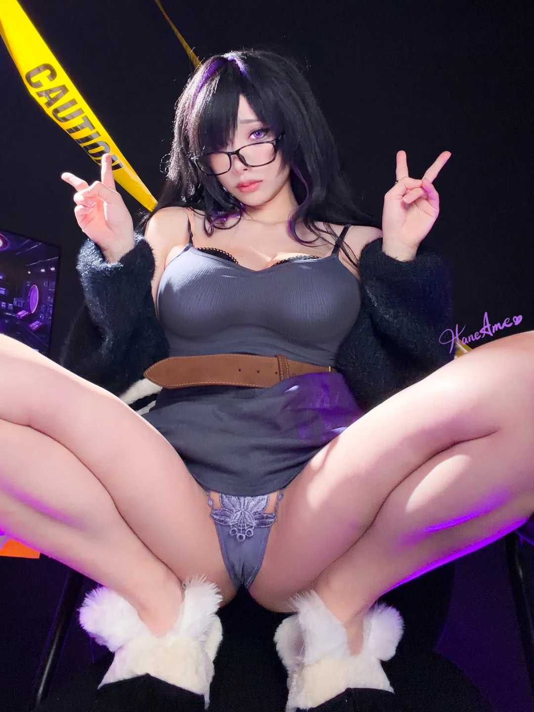 雨波_HaneAme - NIKKE：Label 蕾贝儿 [41P,4V-588MB] tg@simisebaisi 【丝足阁】036.webp